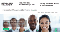 Desktop Screenshot of metmanage.com